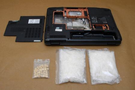 CNB nab three after $40,000 worth of drugs found hidden in laptop