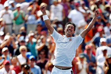 US Open finalist Nishikori makes history 