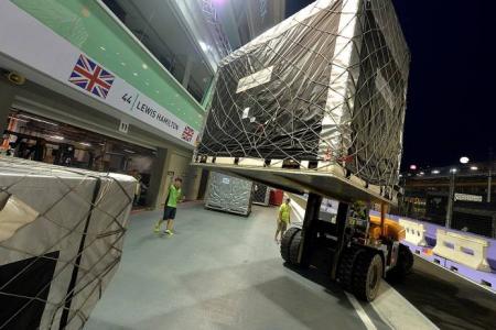 F1 big top rolls into town