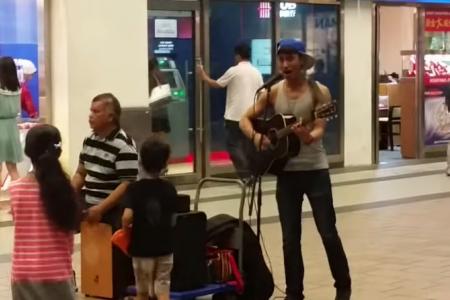 WATCH: Tampines MRT's talented busking duo will blow you away