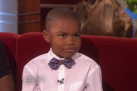 Tre, 'this is exasperating' kid, appears on Ellen