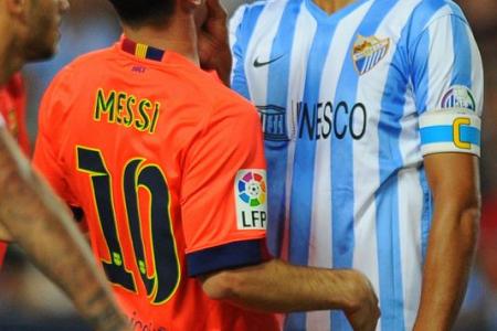 Did Malaga's Weligton really chokeslam Messi?
