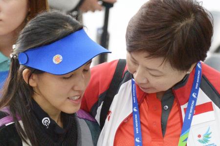 Contrasting fortunes for shooters Gai Bin and Jasmine