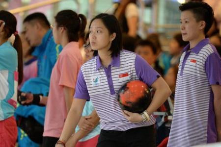 Singapore women bowling trio bounce back to win silver at the Asian Games