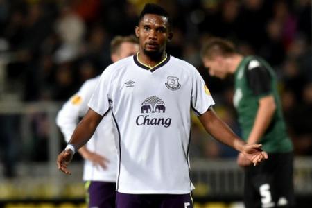 Europa League round-up: Eto'o saves Everton while Demba Ba denies Tottenham a win