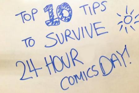 Create a 24-page comic book in 24 hours