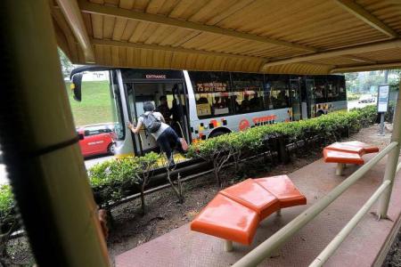 Ulu Pandan bus stop has commuters confused