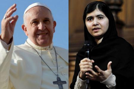 The Pope, Malala tipped for Nobel Peace Prize