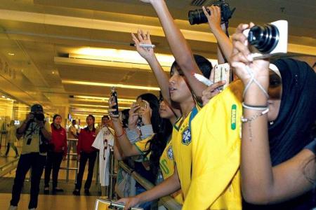 Neymar and Kaka are fans' favourites as Brazil-mania hits Singapore