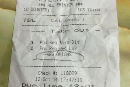 Pizza Hut S'pore apologises for calling customer ‘Pink Fat Lady’ on receipt