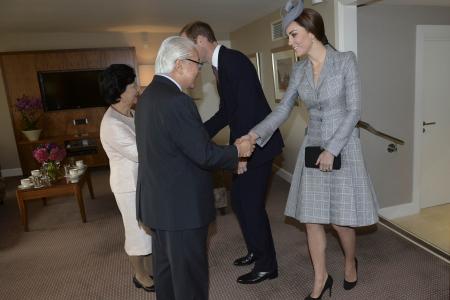 PICTURES: Kate Middleton jokes with President Tony Tan