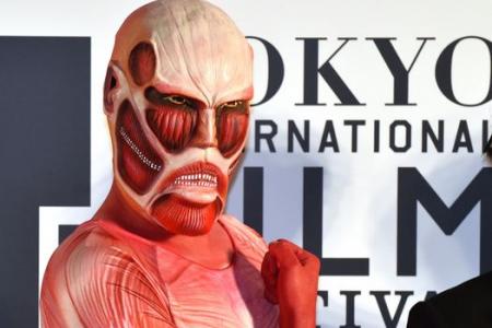 PICTURES: Doraemon, Ultraman and anime characters pose on Tokyo film fest red carpet