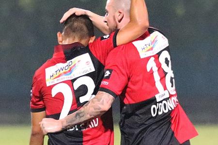 It's down to DPMM and Warriors FC for S.League title