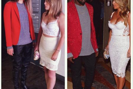 Kim and Kanye, are you flattered? Two fans set up Instagram account copying stars' style