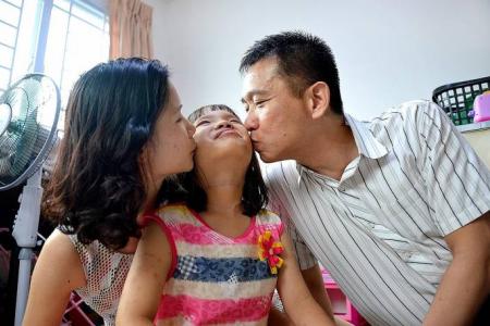 Brain tumour turns couple's sweet angel into little monster