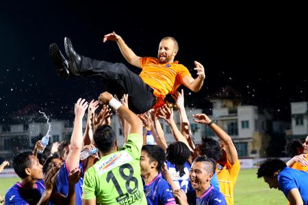 New S.League champs manager already looking for bigger and better things next year