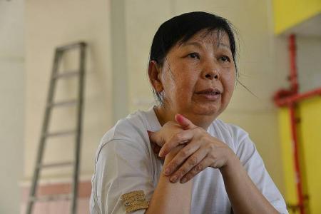 Marsiling 'cardboard auntie' didn't know how to stop working