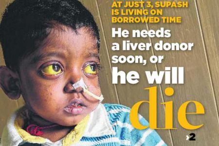 Hope for boy, 3, dying of liver disease as TNP readers respond