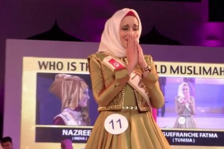 Watch: Tunisian wins Muslim beauty pageant in Indonesia