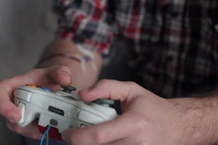 WATCH: Gaming controller draws real blood out of players during shooter games