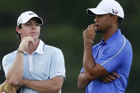 McIlroy intimidates Woods, says golfing great Faldo