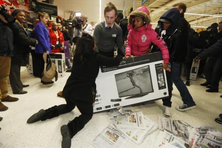 WATCH: Check out these people going crazy over the Black Friday sales