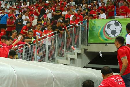 Watch: Bottles thrown after Singapore vs Malaysia match