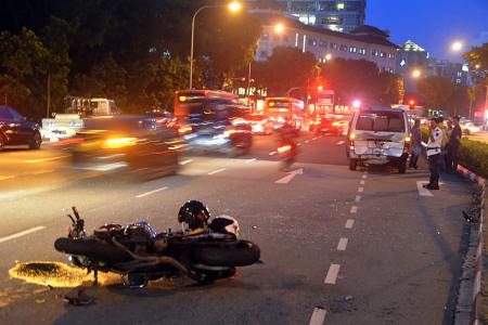 M'sian driver rams into motorcyclist brother in freak accident