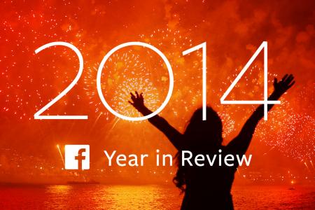 What were the most talked-about topics on Facebook in 2014?