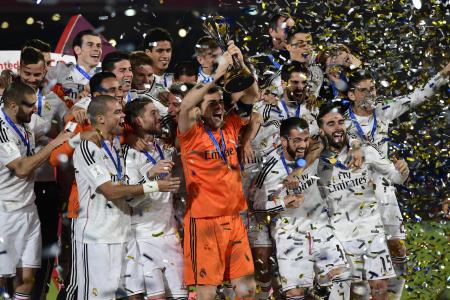WATCH Real Madrid celebrate winning the Club World Cup for the first time 