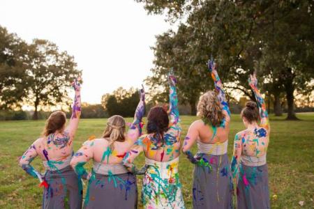 WATCH: Jilted bride trashes wedding dress in colourful fashion