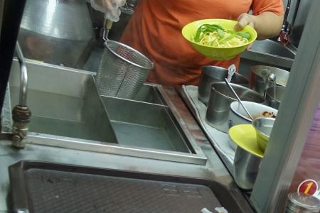 Tank-to-table prawn noodle