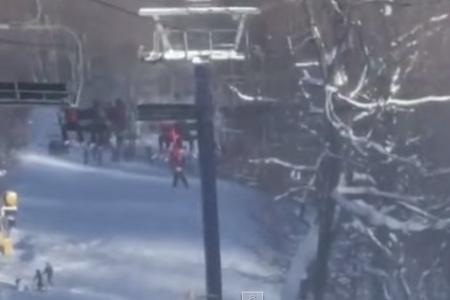WATCH: Boy, 9, survives after falling 6 metres from ski lift