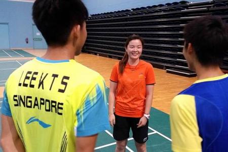 Shuttler Fu switches from player to coach