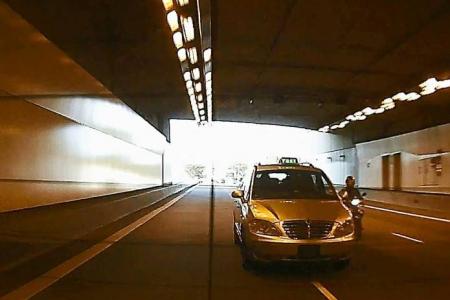 Watch: Cabby terrorises driver in KPE cat-and-mouse game