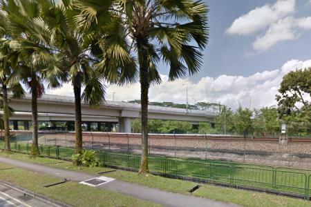Motorcyclist flung onto MRT tracks after accident 