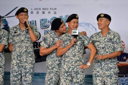 Maxi Lim strips nude, others appear topless for Ah Boys To Men 3: Frogmen