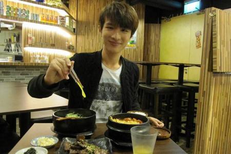 Local singer Reuby is new convert to Korean food