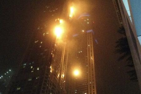 WATCH: Huge fire sweeps through one of world's tallest residential buildings in Dubai