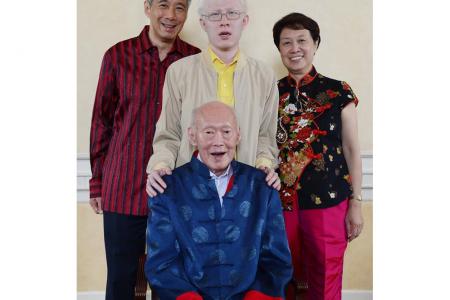 PM Lee wishes father Lee Kuan Yew a smooth recovery; posts old family reunion photo