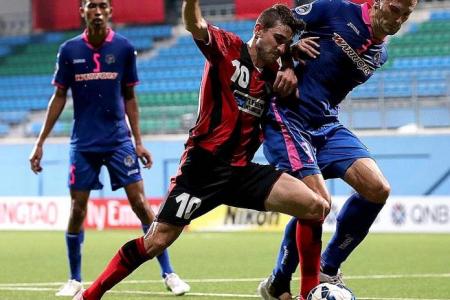 S.League champions Warriors in abject show