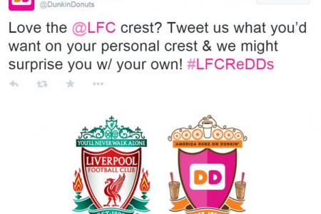 Angry Liverpool fans bite into Dunkin Donuts over crest campaign