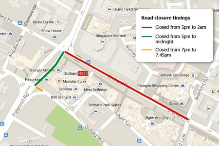 Heading to Orchard? Take note of these road closures and affected bus services