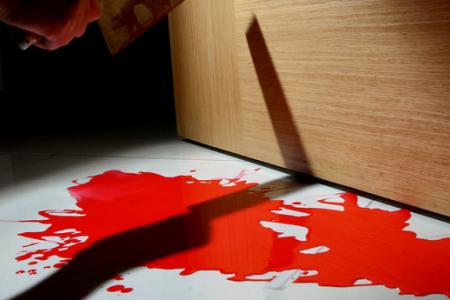 Man finds police volunteer-wife lying in pool of blood this morning