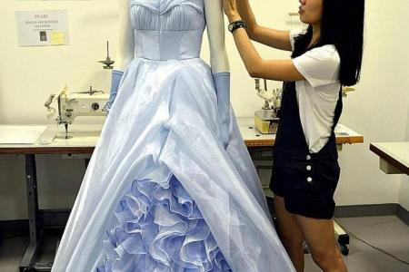 Nafa student designs gowns for Cinderella movie project