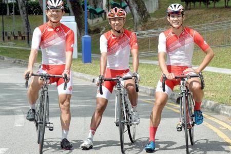 Vincent Ang upbeat despite training with borrowed bike