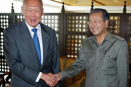 Ex-Malaysia PM Mahathir says he is saddened over Mr Lee Kuan Yew's death 