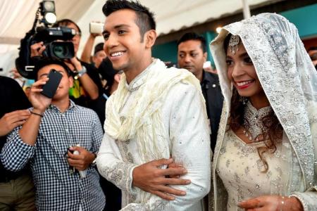 Singapore's pop prince weds his princess