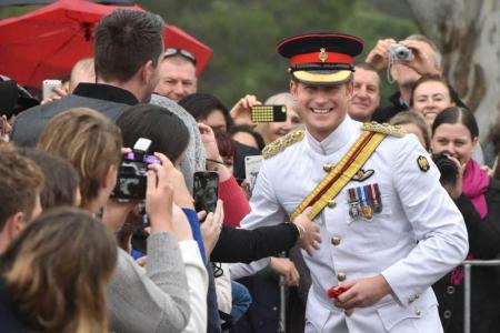 Britain’s Prince Harry arrives in Australia for army stint