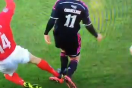 Young Danish footballer's ankle broken in horror tackle